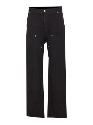 MM6 MAISON MARGIELA: Bootcut - Bootcut Jeans - Schwarz