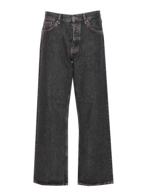 SUNFLOWER: Bootcut - Bootcut Jeans - Schwarz