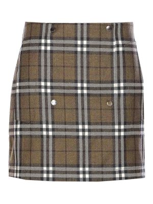 BURBERRY: gonne al ginocchio  e longuette - Gonna di controllo della trincea