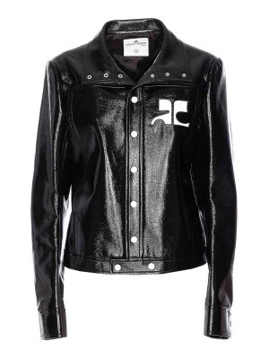 Courreges: Casualjacken - Casualjacke - Schwarz