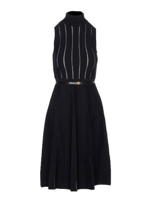 ELISABETTA FRANCHI: knee length dresses - Knitted Dress