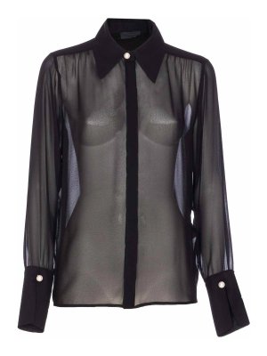 Liu Jo: casual jackets - Black Regular Collar