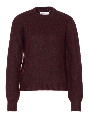 Maison Margiela: Pull col rond - Pull Col Rond - Rouge