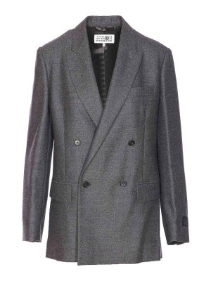 MM6 MAISON MARGIELA: casual jackets - Grey Jacket