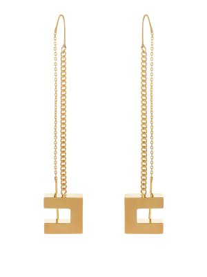 ELISABETTA FRANCHI: Orecchini - Orecchini logo d'oro