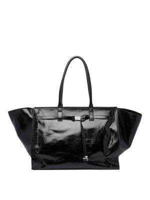 BENEDETTA BRUZZICHES: totes bags - Black Mame La Petite Nightly