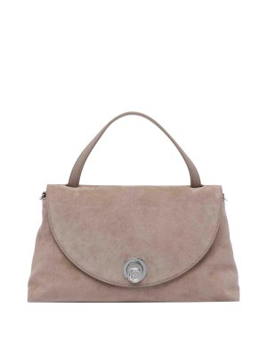 COCCINELLE: totes bags - Beige Nikla Suede Handbag
