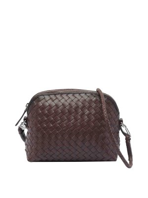 DRAGON DIFFUSION: clutches - Dark Brown Chunky Fellini Pochette