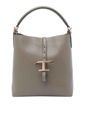 TOD'S: cross body bags - Logo Bucket Bag