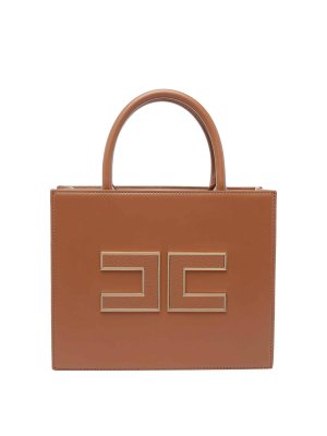 ELISABETTA FRANCHI: totes bags - Brown Handbag