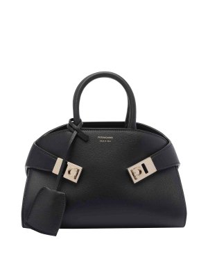 FERRAGAMO: トートバッグ - トートバッグ - 黒