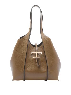 TOD'S: cross body bags - Small T Timeless Shopping Bag