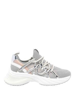 Pinko: trainers - Grey Ariel 01 Sneakers