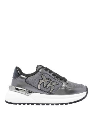 Pinko: trainers - Grey Gem 07 Sneakers