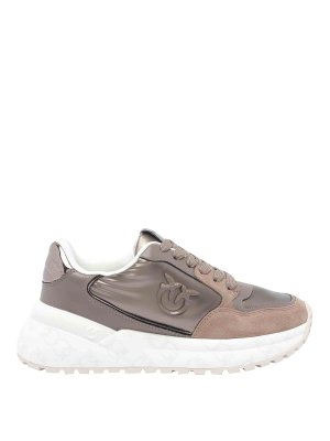 Pinko: trainers - Brown Gem 07 Sneakers
