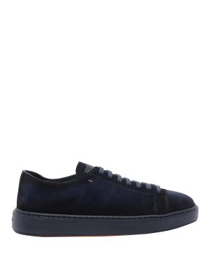 SANTONI: Chaussures de sport - Baskets - Bleu