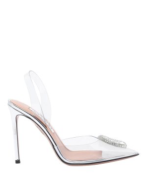 Aquazzura: court shoes - Crystal Plexi Pumps
