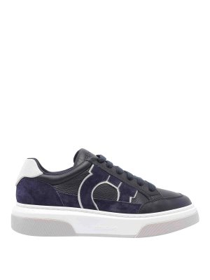 FERRAGAMO: Chaussures de sport - Baskets - Bleu
