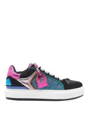 KURT GEIGER: sneakers - Sneaker tag multicolore Southbank