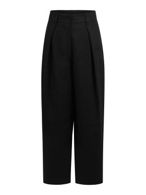 S MAX MARA: トラウザーショーツ - ショートパンツ - 黒