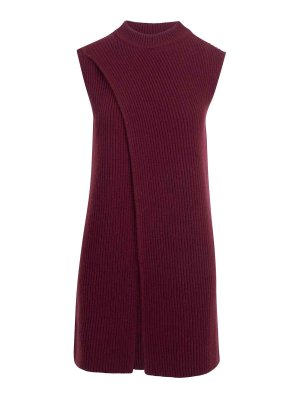 JIL SANDER: Gilets - Gilet - Rouge