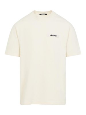 JACQUEMUS: Tシャツ - Tシャツ - ベージュ