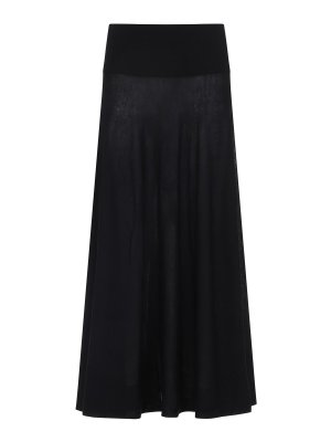 Alaïa: ニーレングススカート＆ミディ丈 - 膝丈/ミディスカート - 黒