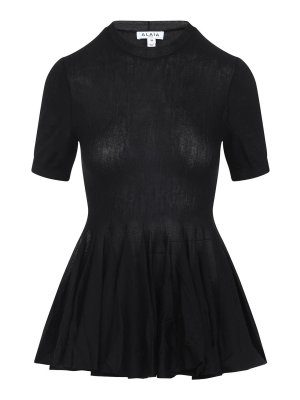 Alaïa: トップス＆タンクトップ - トップ/タンクトップ - 黒