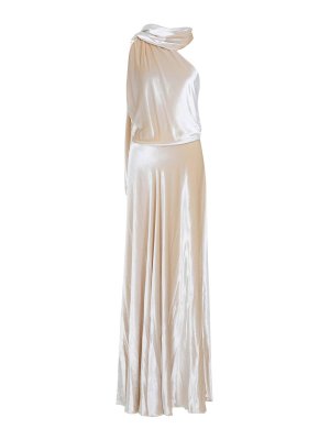 ALBERTA FERRETTI: maxi dresses - Velvet Long Dress
