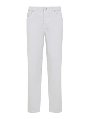 BRUNELLO CUCINELLI: Bootcut - Bootcut Jeans - Weiß