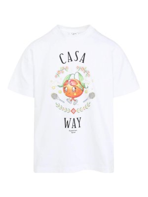 CASABLANCA: T-shirts - T-Shirt - Weiß