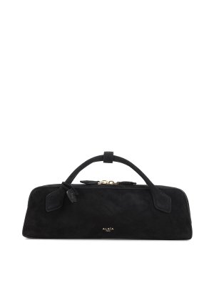 Alaïa: clutches - Teckel Suede Clutch