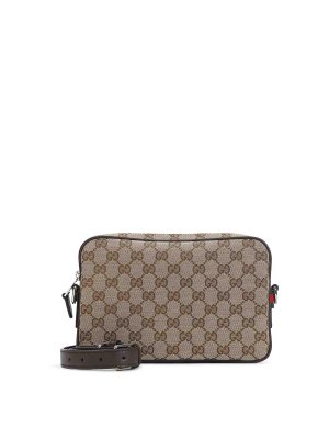 GUCCI: cross body bags - Polyester Shoulder Bag