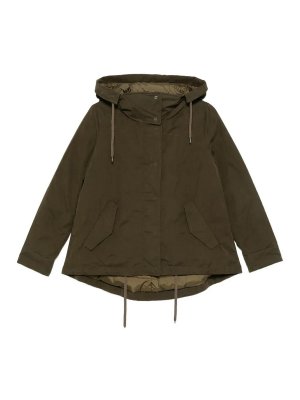 HERNO: cappotti al ginocchio - Giaccone Imbottito Verde