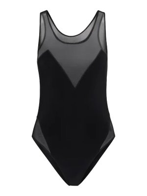 Norma Kamali: Top e canotte - Semitrasparente del corpo