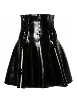 Norma Kamali: gonne al ginocchio  e longuette - Minigonna Grace