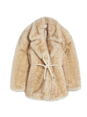 SPORTMAX: ニーレングスコート - 膝丈コート - ベージュ