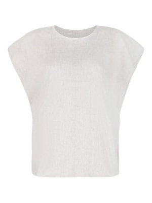 CALVIN KLEIN: Top e canotte - Top in lino allungata