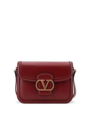 VALENTINO GARAVANI: cross body bags - 9to5 leather shoulder bag in leather