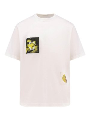 UNDERCOVER: t-shirts - Cotton t-shirt with iconic applications