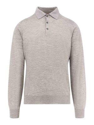 BRUNELLO CUCINELLI: Poloshirts - Poloshirt - Grau