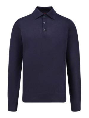 BRUNELLO CUCINELLI: ポロシャツ - ポロシャツ - ブルー