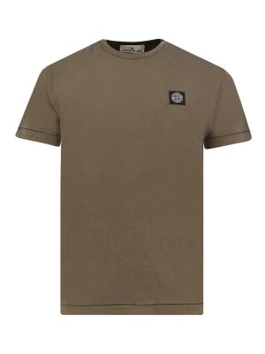 STONE ISLAND: t-shirts - T-Shirt In Cotone