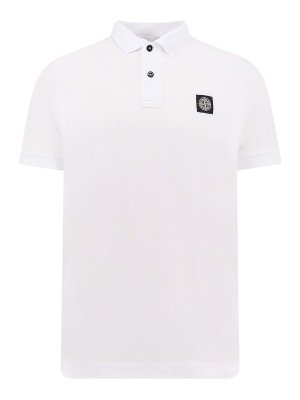 STONE ISLAND: Poloshirts - Poloshirt - Weiß