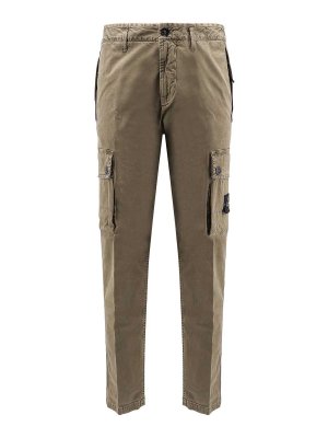 STONE ISLAND: casual trousers - Organic cotton trousers