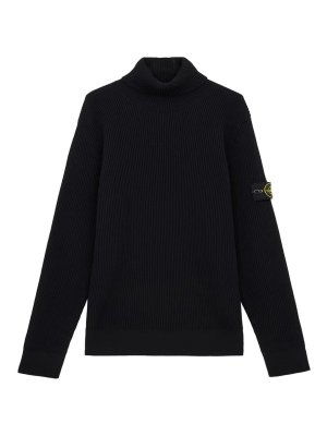 STONE ISLAND: boat necks - Dolcevita shirt in certified virgin wool
