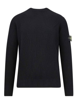 STONE ISLAND: boat necks - Certified virgin wool shirt