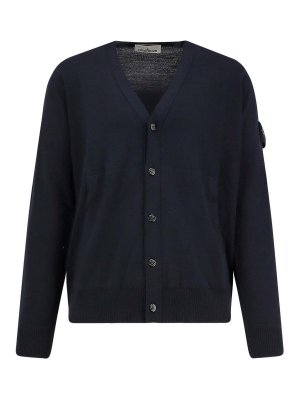 STONE ISLAND: cardigans - Cardigan In Lana Vergine