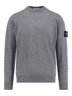 STONE ISLAND: boat necks - Certified virgin wool shirt