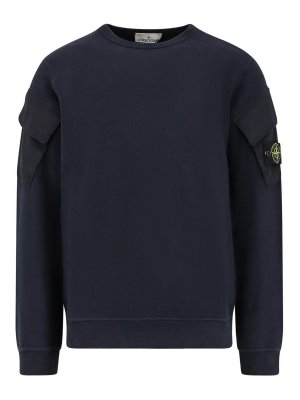 STONE ISLAND: Sweatshirts & Sweaters - Organic cotton sweatshirt